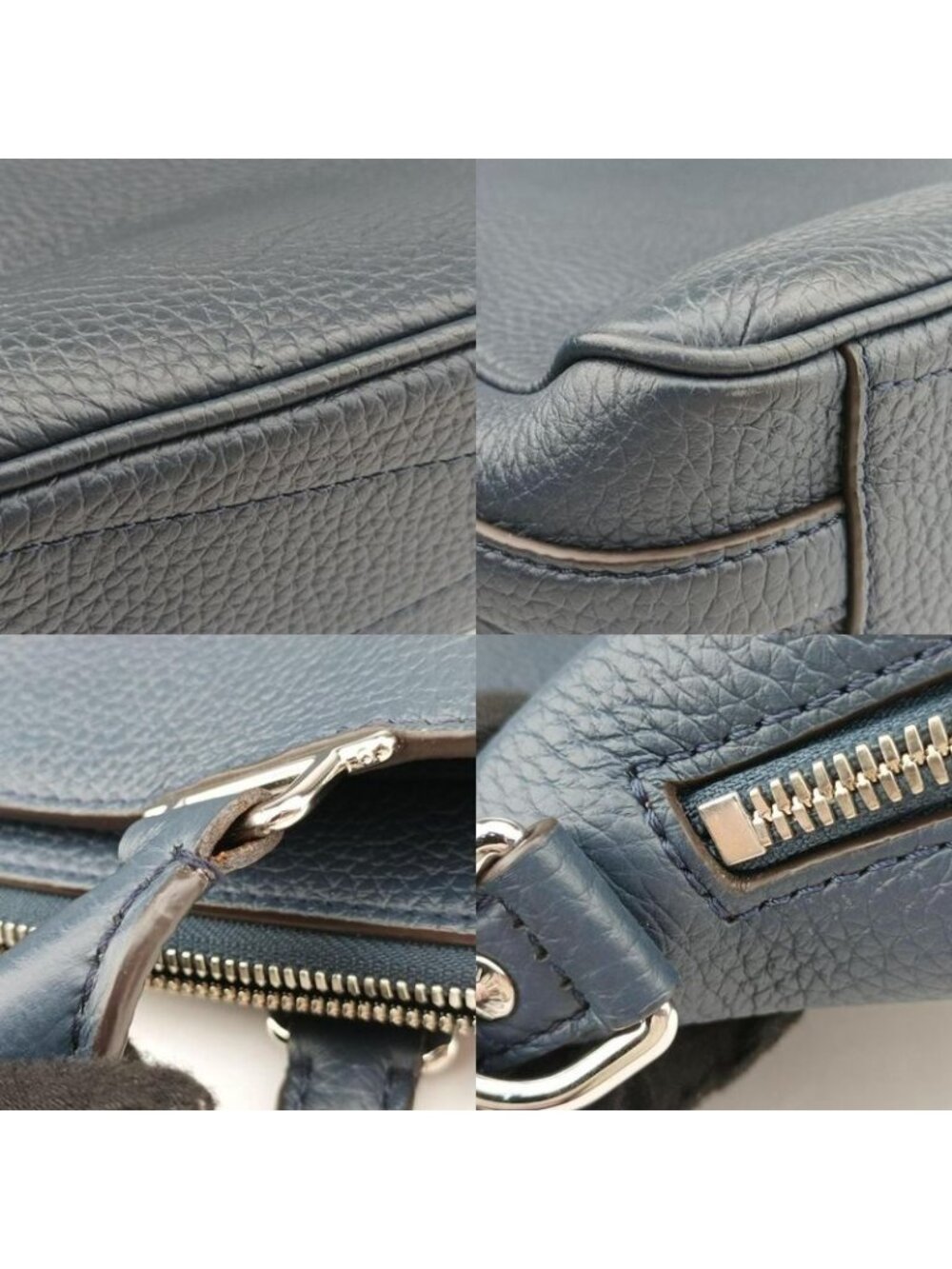★SOLD★ Louis Vuitton Alma Briefcase MM Navy Taurillon Leather - Picture 16 of 16